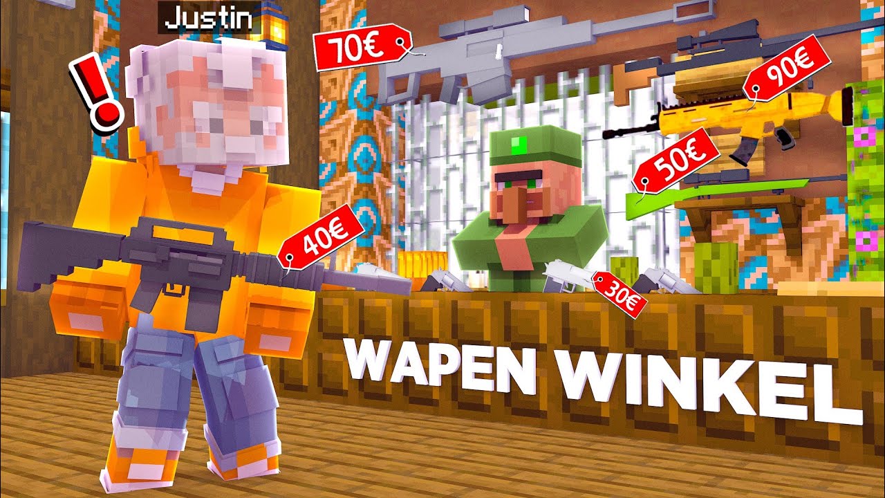 Ik Open Een Geheime Wapen Winkel In Minecraft (Survival)
