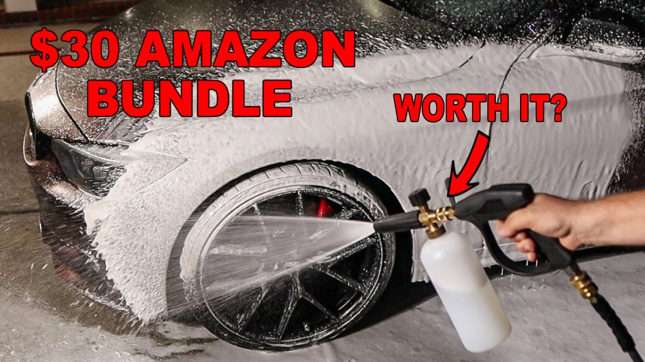 BEST BUDGET SPRAY GUN AND FOAM CANNON?! | REVIEW & TESTING | WASH CART RESEARCH