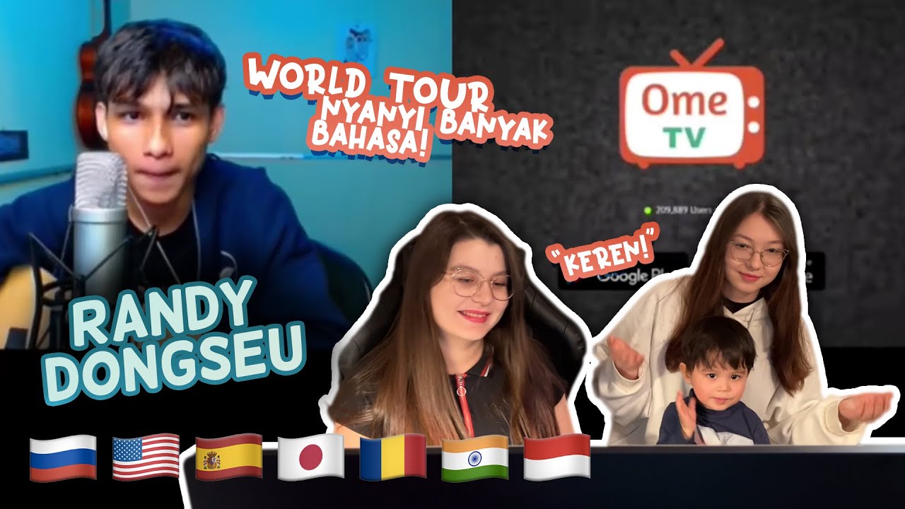 REAKSI ISTRI BULE RUSIA & ADIK IPAR - WORLD TOUR RANDY DONGSEU OME TV