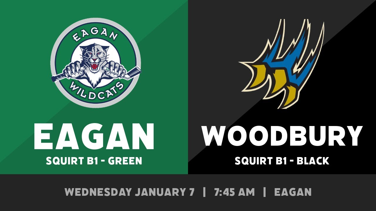 Eagan Squirt B1 Green vs Woodbury Squirt B1 Black
