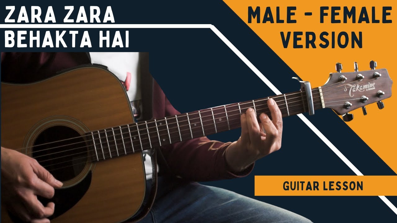 Zara Zara Bahekta Hai | Guitar Tutorial | RHTDM |