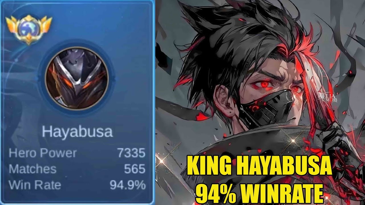 King Hayabusa 94% winrate yang katanya lebih jago dari KAIRI Ngeratain rank Immo bintang Ribuan