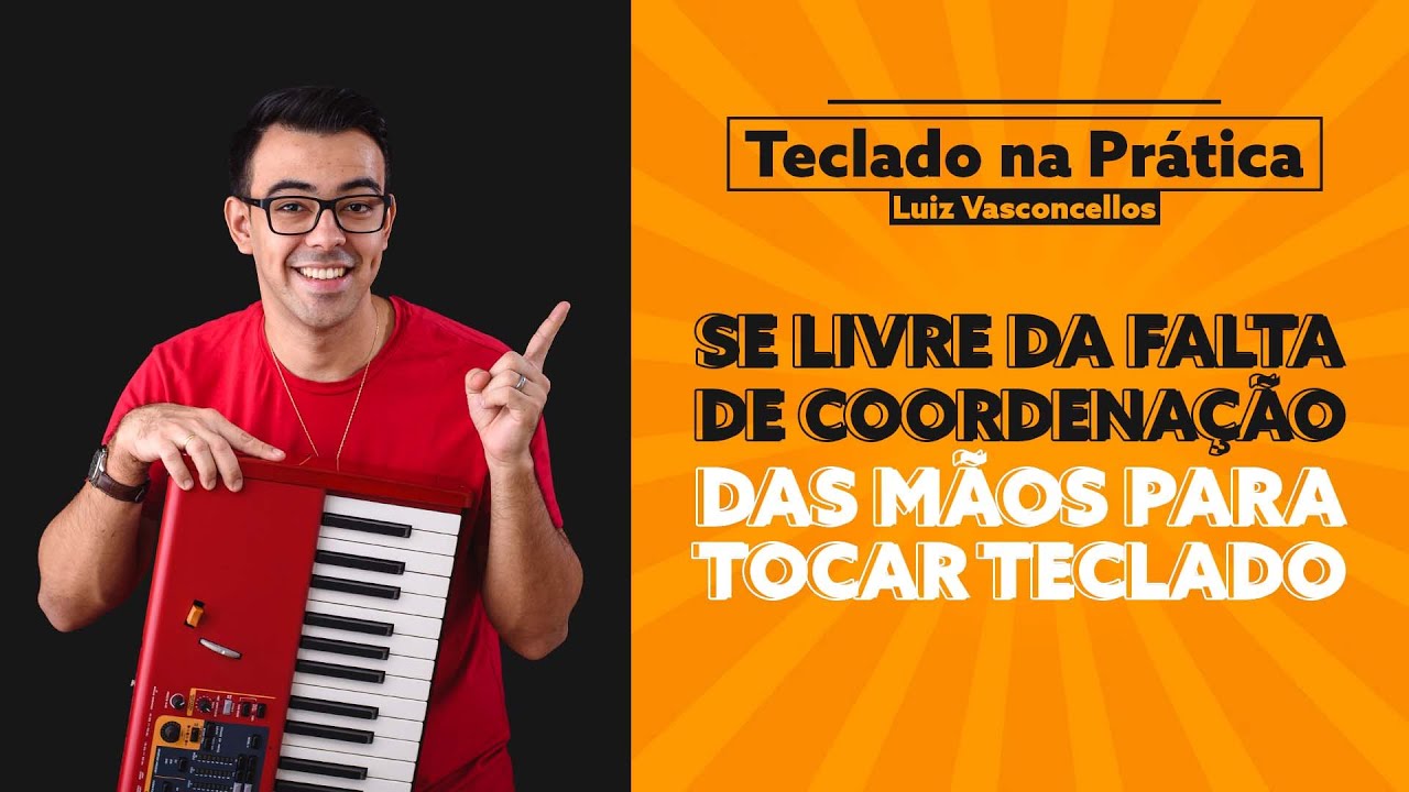Como ter as 2 mãos bem coordenadas para tocar teclado bem | Teclado para iniciantes