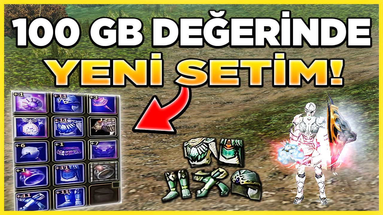 100 GB DEĞERİNDE YENİ SETİM! 💎🔥 | &Ccedil;AR RESMEN U&Ccedil;TU! 🚀 | Knight Online Zero #49