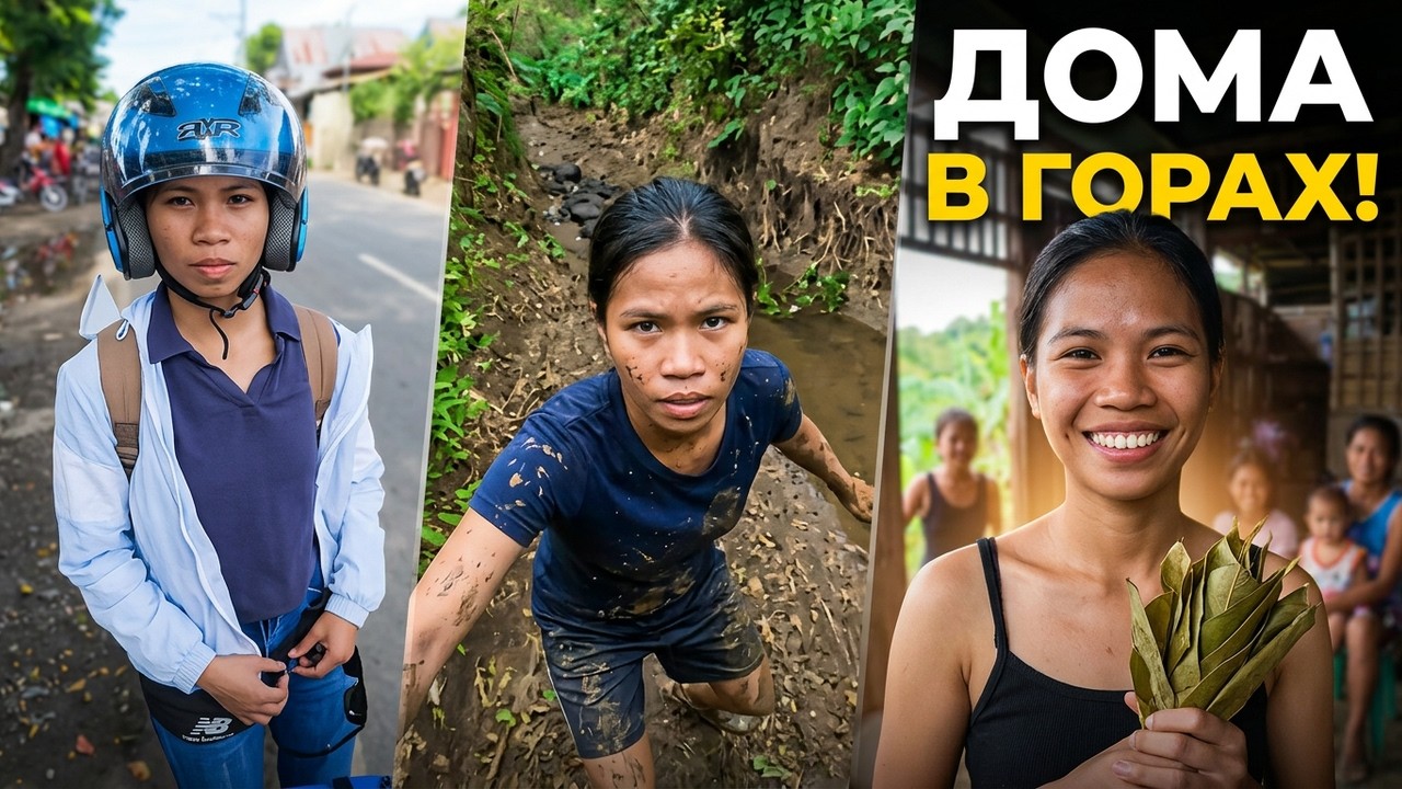 🇵🇭 Дорога через джунгли к родителям филиппинки. Часть 2 | Филиппины!