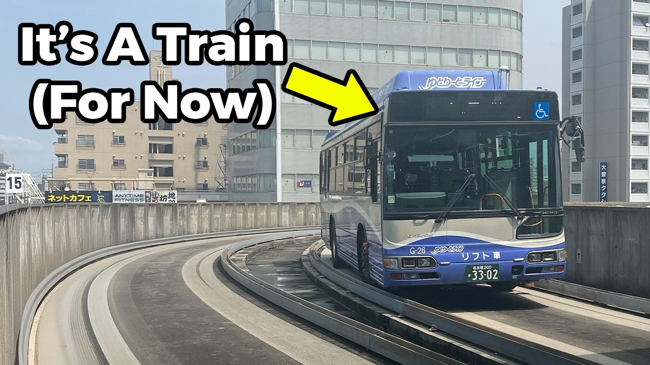 Japan's ONLY Train That Runs Like A Bus!