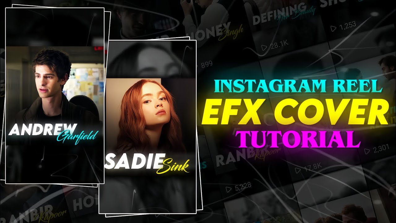 Instagram EFX Cover Tutorial (+Preset) ||Reels Cover Tutorial ||