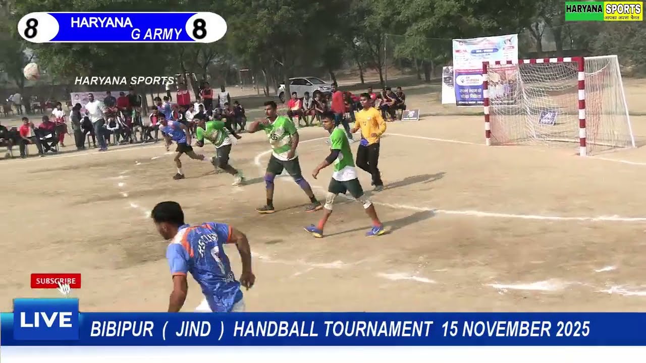 Haryana vs Army Green Handball Match Bibipur Handball Tournamnt Haryana Sports Live #Handball_Match