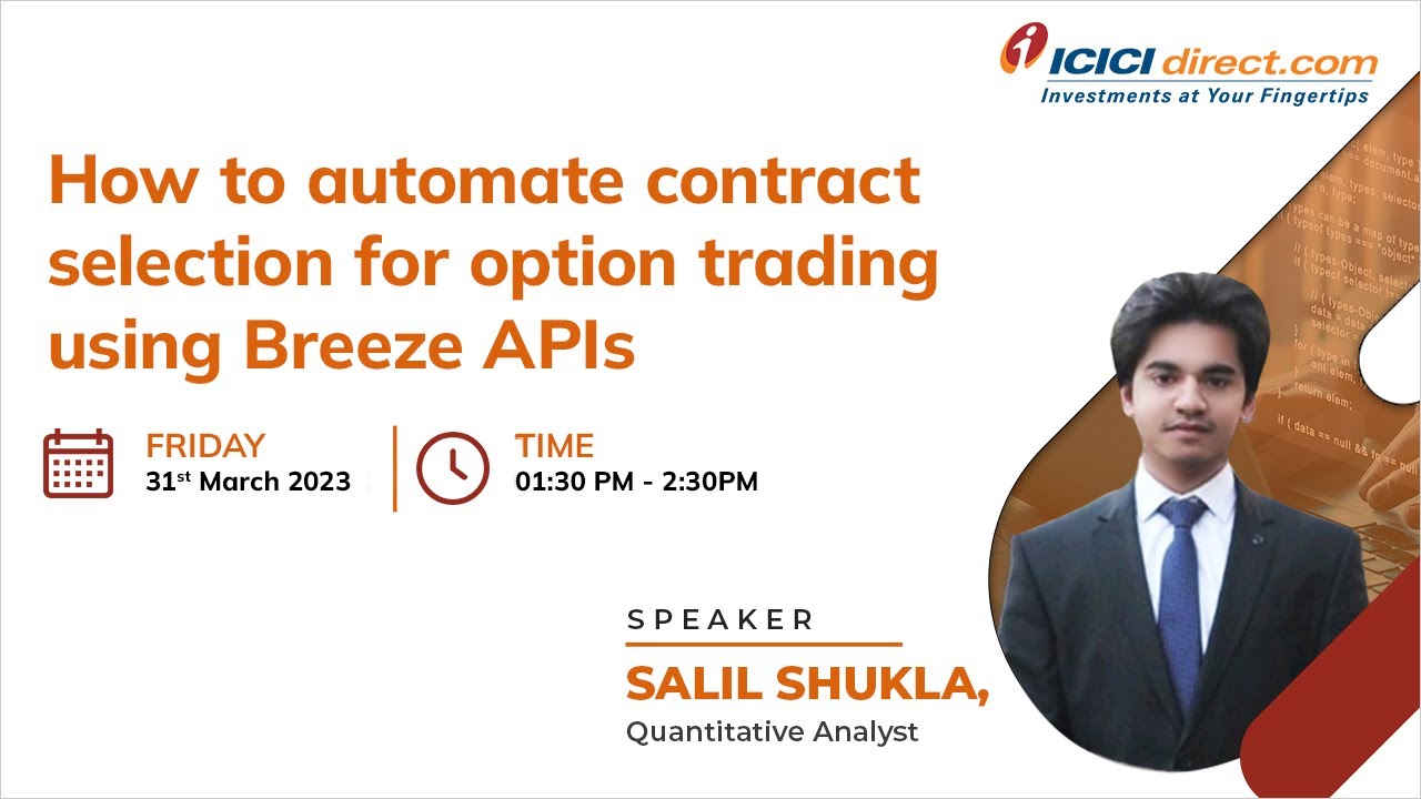 How To Automate Contract Selection For Option Trading Using Breeze APIs ICICI Direct