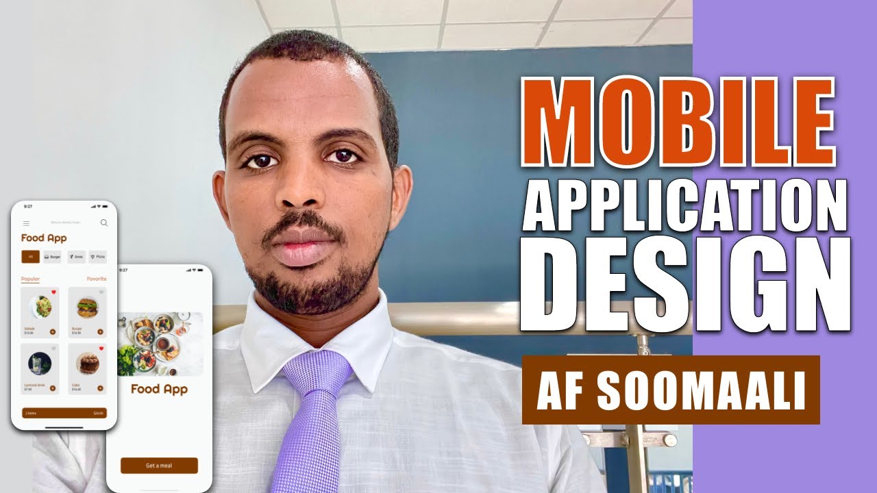 Barashada mobile application designer | UI Designer | Figma Tutorial | Af soomaali | Part 1