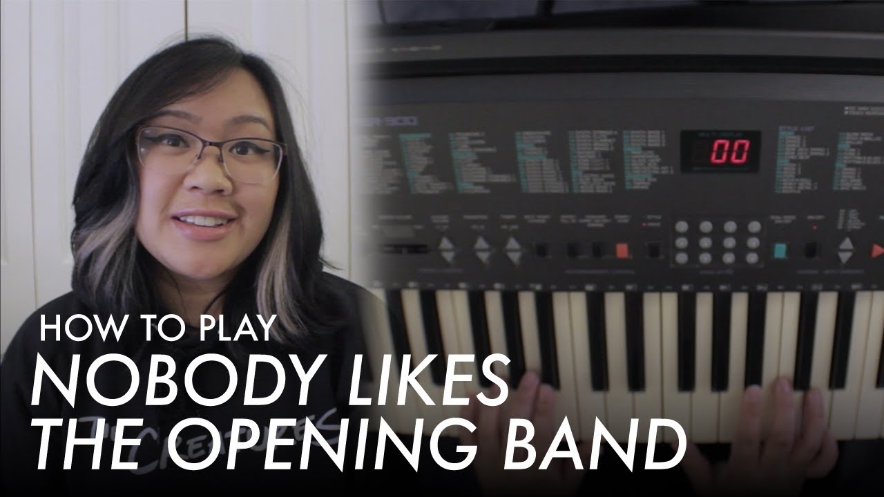 IDKHBTFM - Nobody Likes The Opening Band (Piano Tutorial)