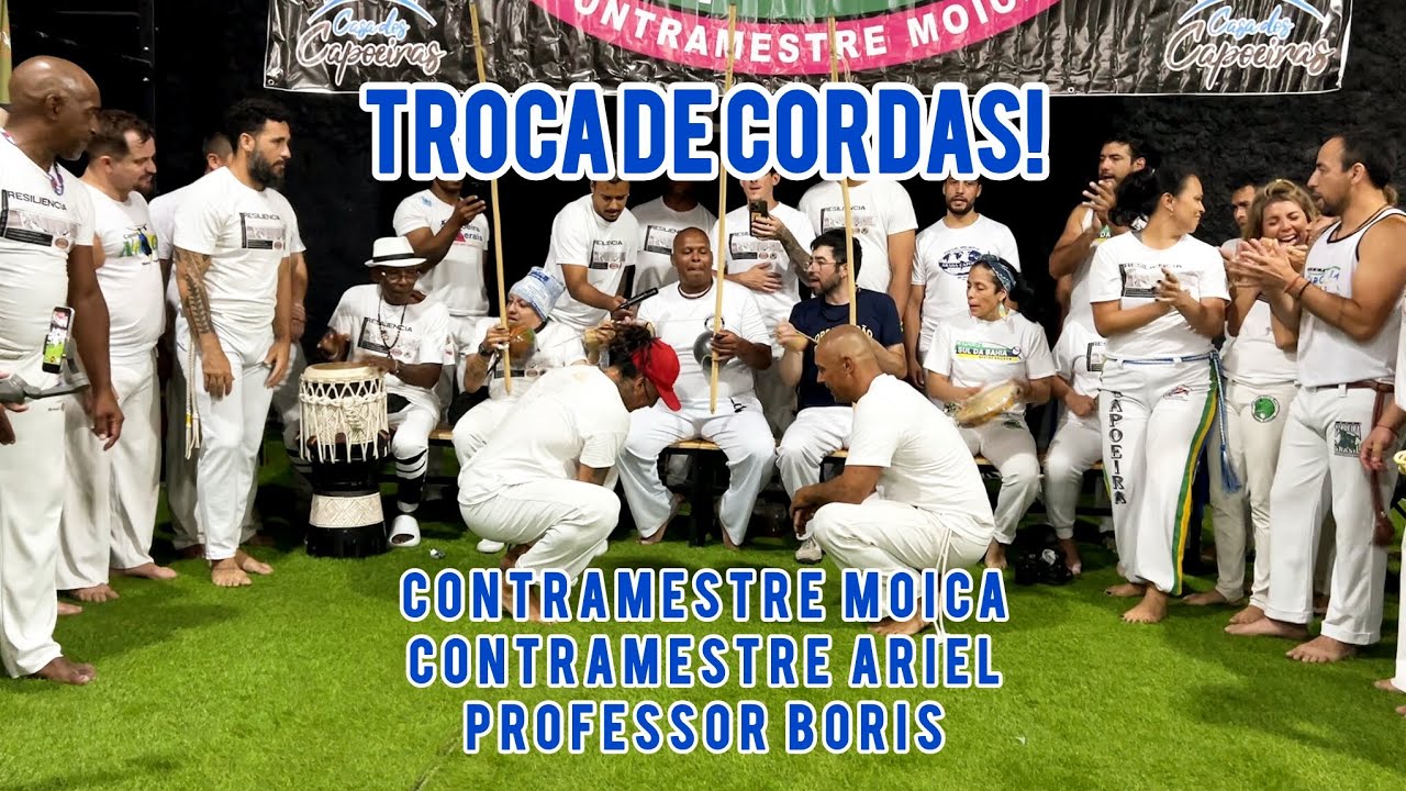 Troca 2026 Contramestre Moica, Contramestre Ariel y Professor Boris! Capoeira Raça Chile