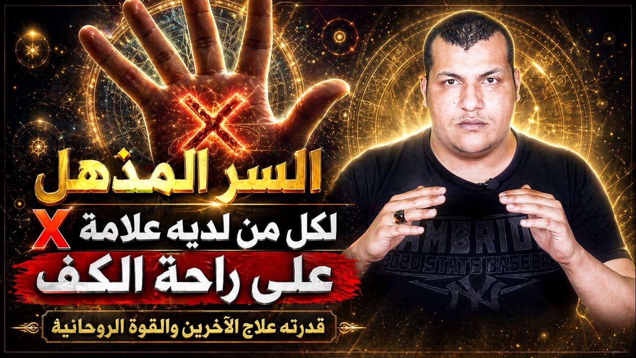 السر المذهل لكل من لديه علامة x على راحة الكف  قدرته على التنبؤ قدرة علاج الآخرين والقوة الروحانية