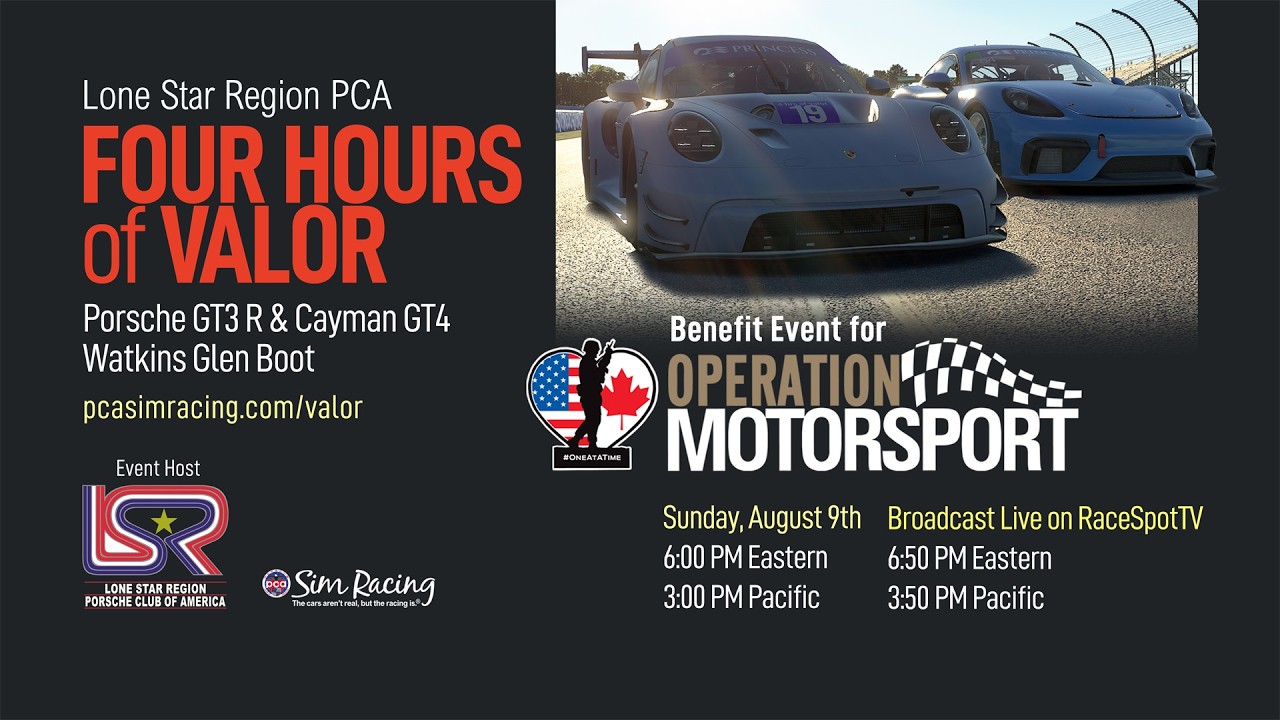 4 Hours of VALOR | Benefit Event for Operation Motorsport