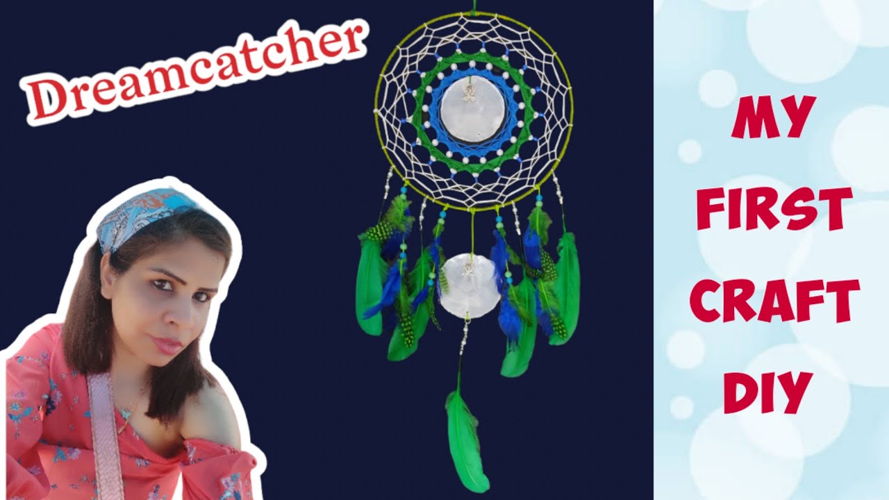 My First Craft DIY Tutorial | Step by Step Easy Dreamcatcher DIY | How to make a dreamcatcher
