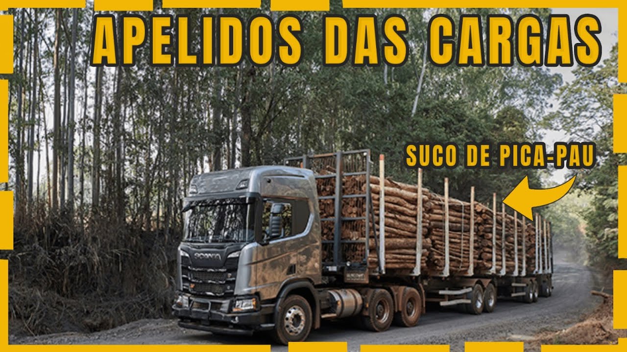 APELIDOS ENGRAÇADOS DE CARGAS DE CAMINHÕES
