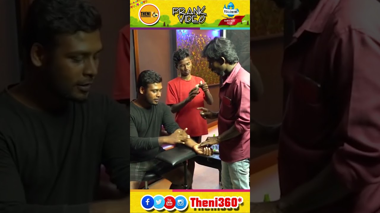 🤪Pempers laam potturukingalaa 🤣💯😅  #tamilprank #shorts  #comedy #mrtheni360 #tattoo #tattoshopcomedy
