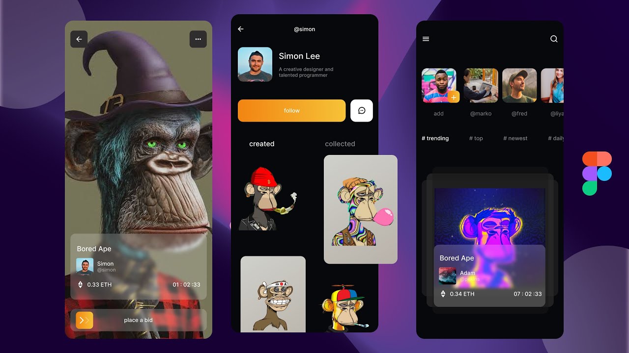 The NFT app ui design figma you've Been Waiting for