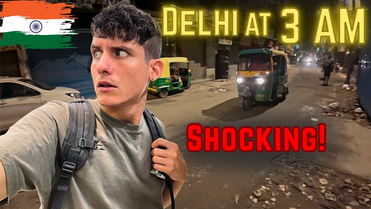 Delhi Streets at 3AM 🇮🇳 | Shocking Night Walk Experience