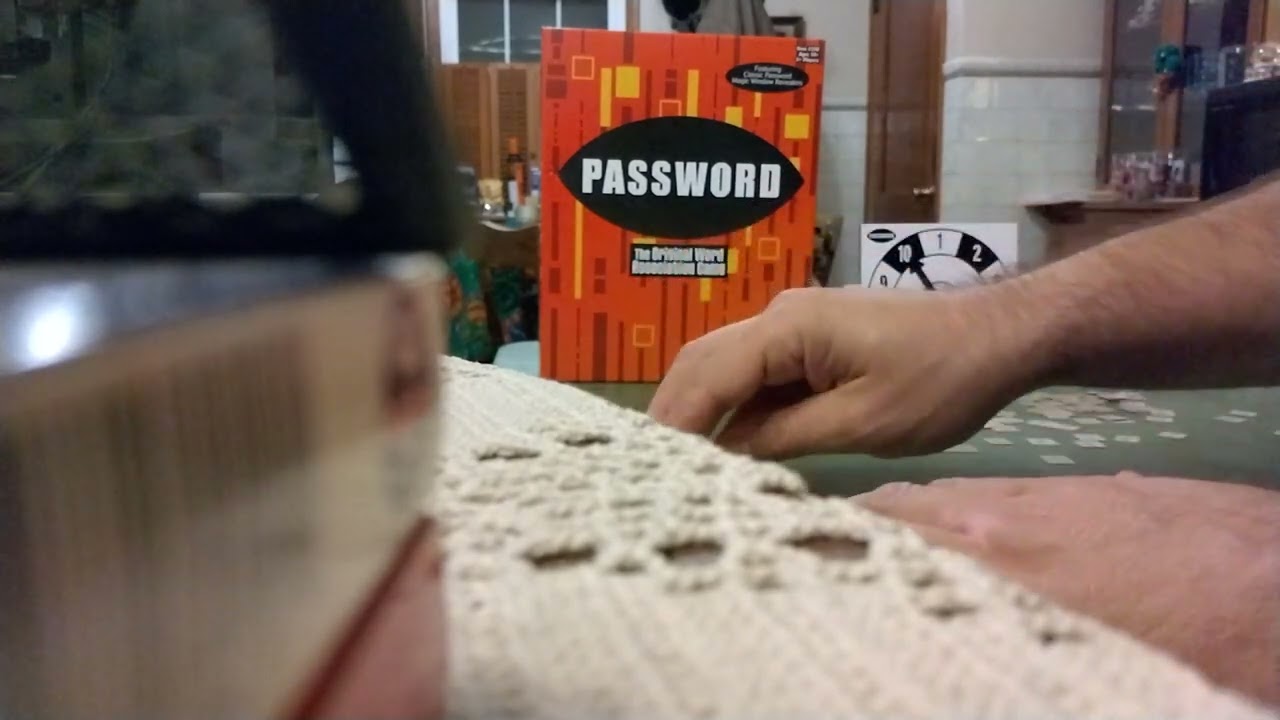 Password board game from 2019 showdown.