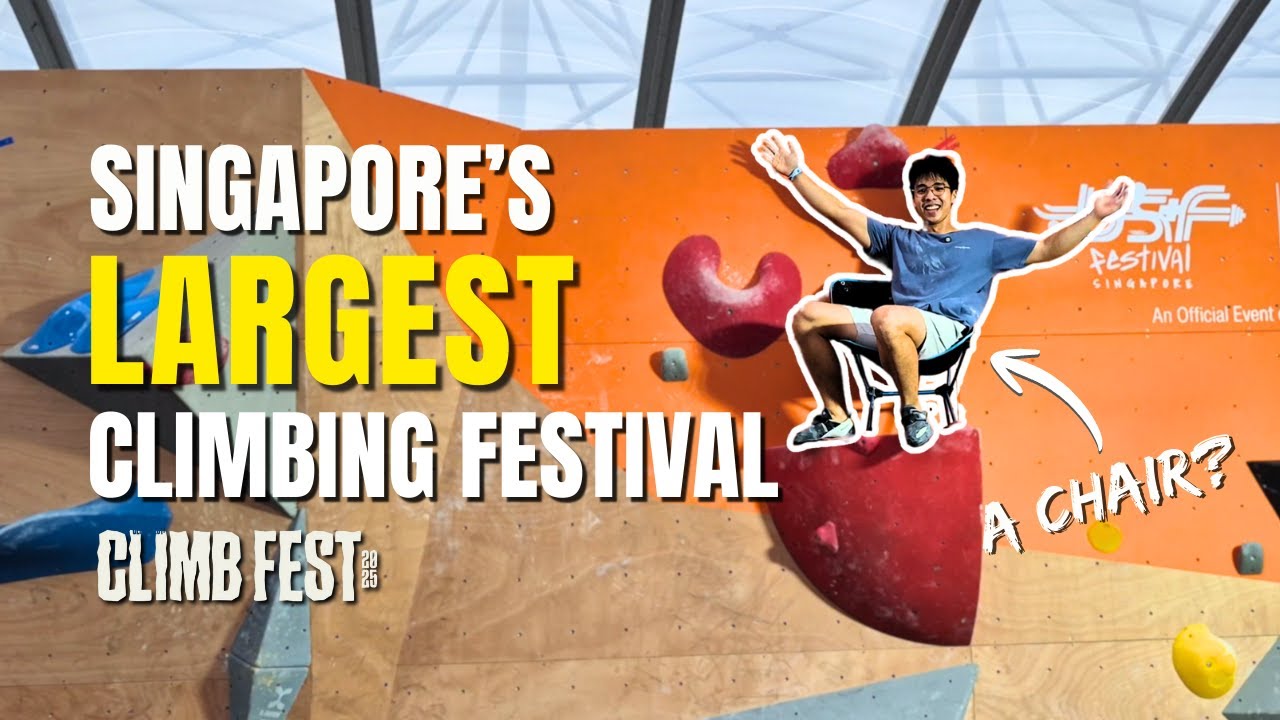 Я участвовал в крупнейшем скалолазном фестивале Сингапура! &mdash; Climbfest 2025