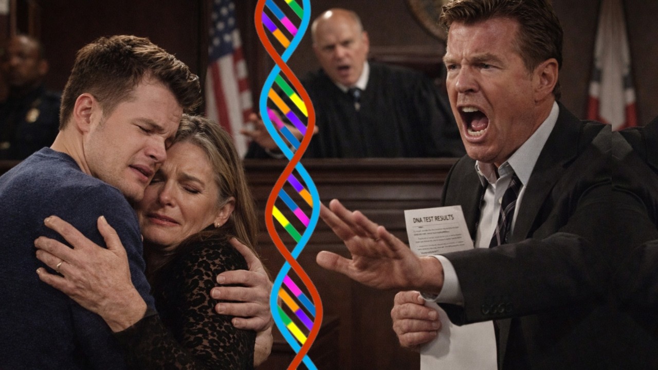 Y&R The divorce trial was tense - Jack revealed Kyle wasn't his biological son, terrifying Diane.