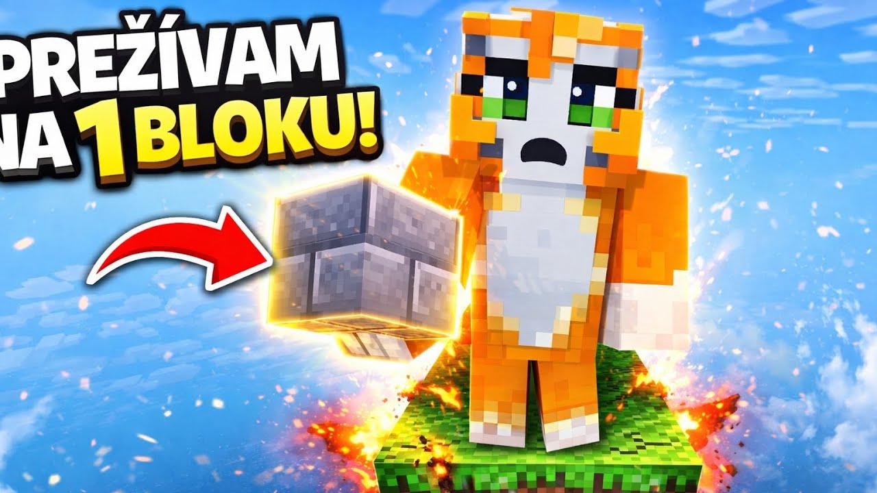 Minecraft ale svet je jeden block
