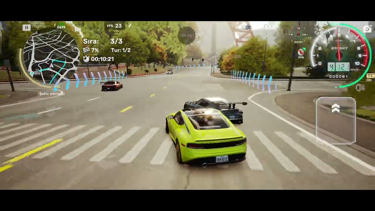 CarX Street Mobile Race Mode Dimensity 8400-Ultra POCO X7 Pro Gameplay Performance Max Graphics