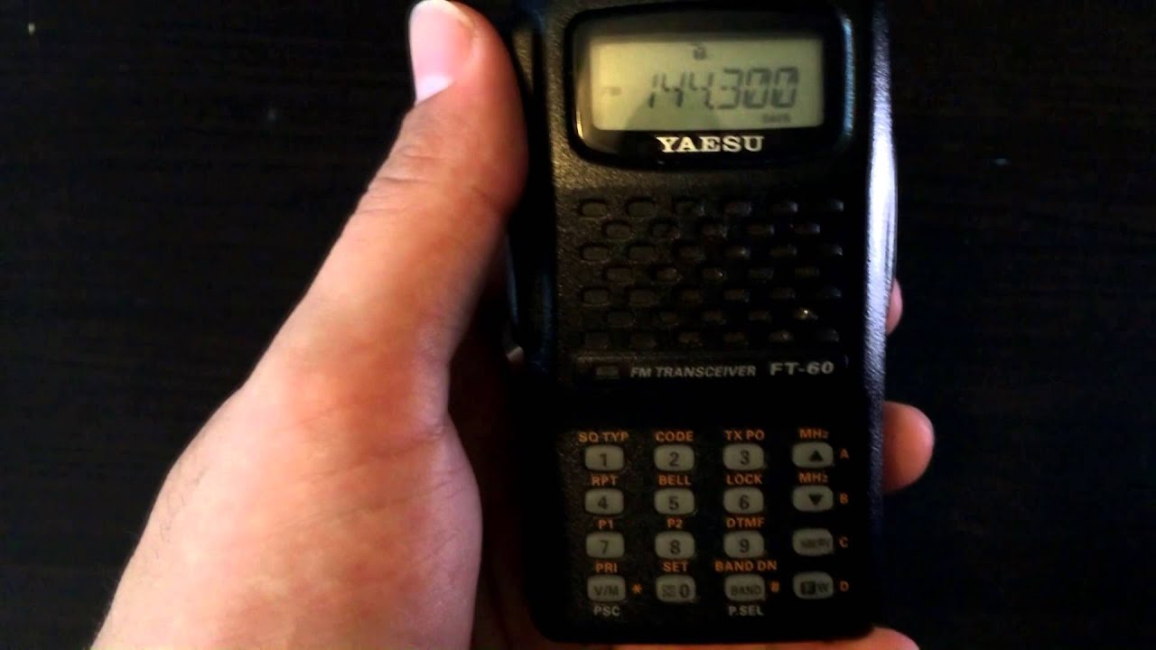 Setting up the Weather Alert Monitor on the Yaesu FT-60R