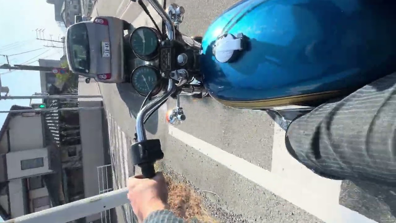 CB750 始動確認＆試運転