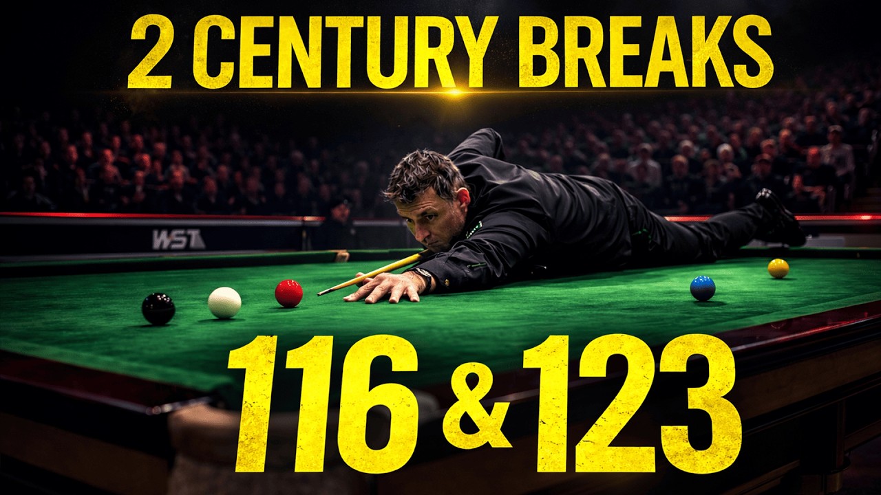 116 & 123 by Ronnie O'Sullivan | Snooker 2 Century Shots
