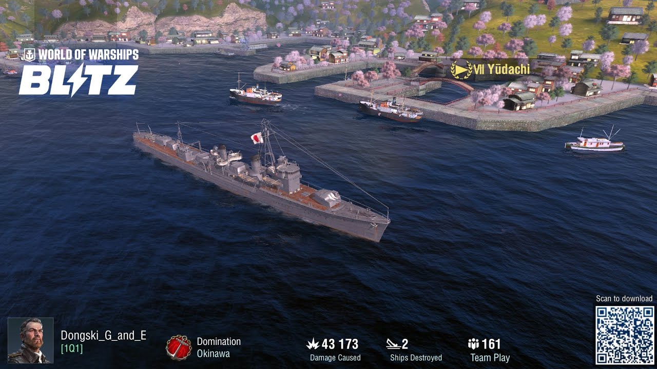 World of Warships Blitz: Yūdachi