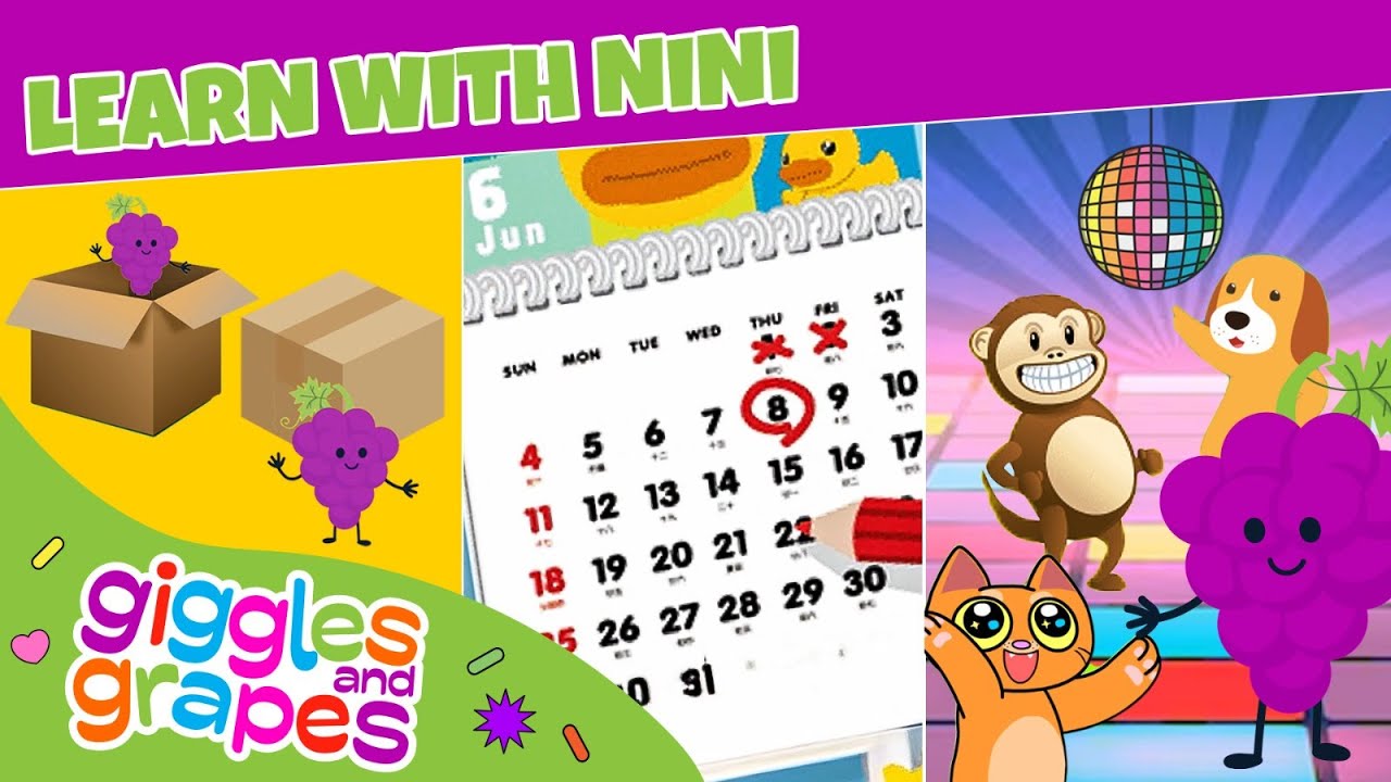 Larning With NiNi | Fun & Facts for Kids! | Giggles & Grape