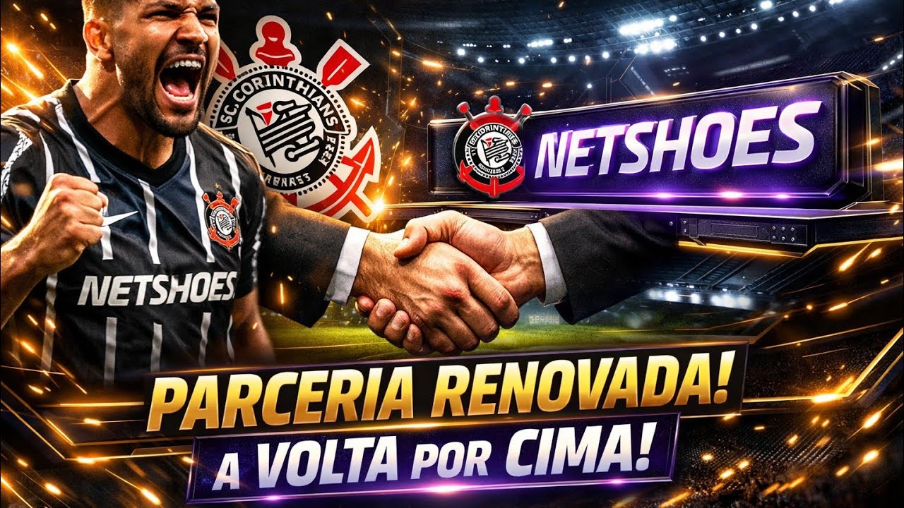NETSHOES VOLTA AO CORINTHIANS! Parceria histórica é retomada! | Notícias do Corinthians Hoje!