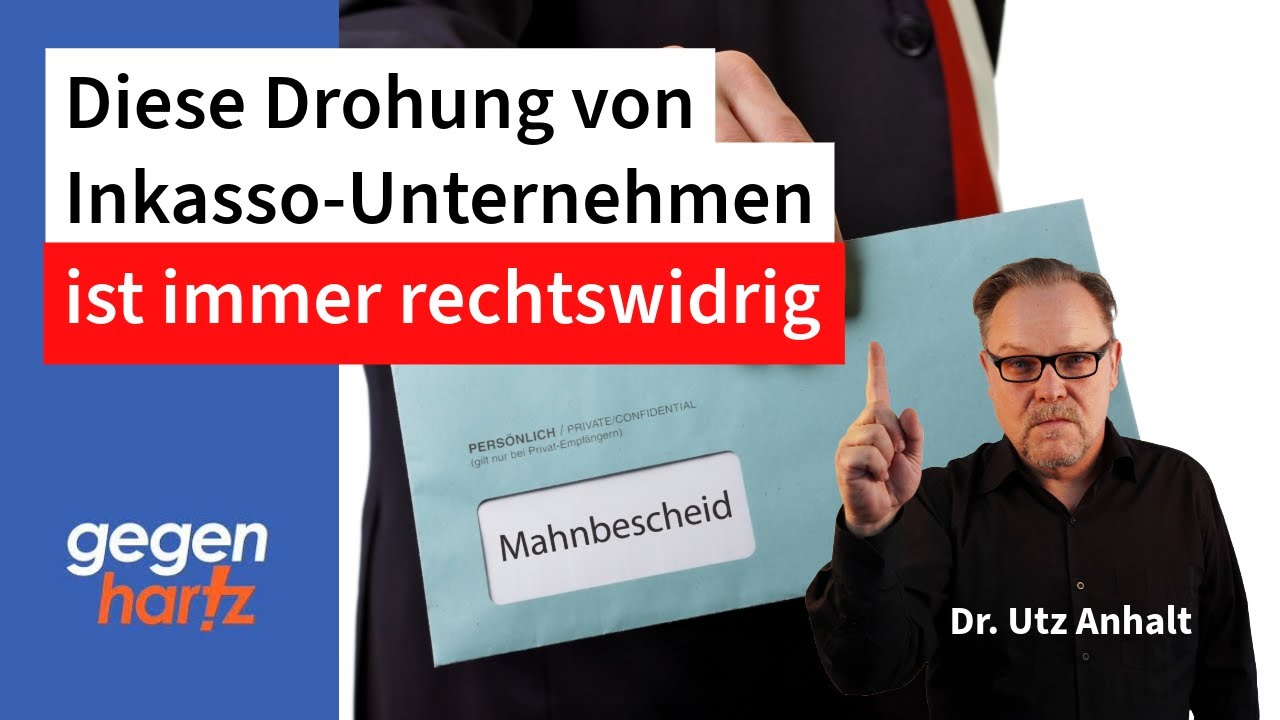 Diese Drohung von Inkasso-Unternehmen ist immer rechtswidrig - Schulden