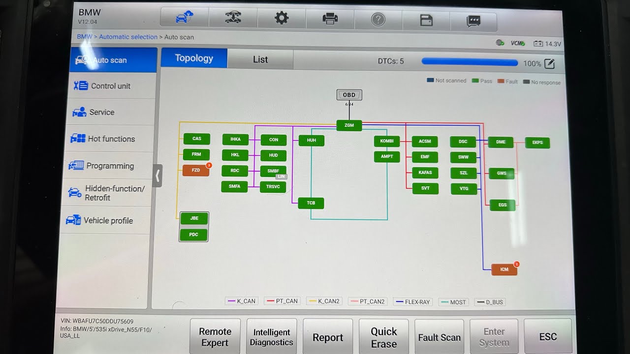 BMW USED EGS(TRANSMISSION CONTROL UNIT) CODING/ENCODING