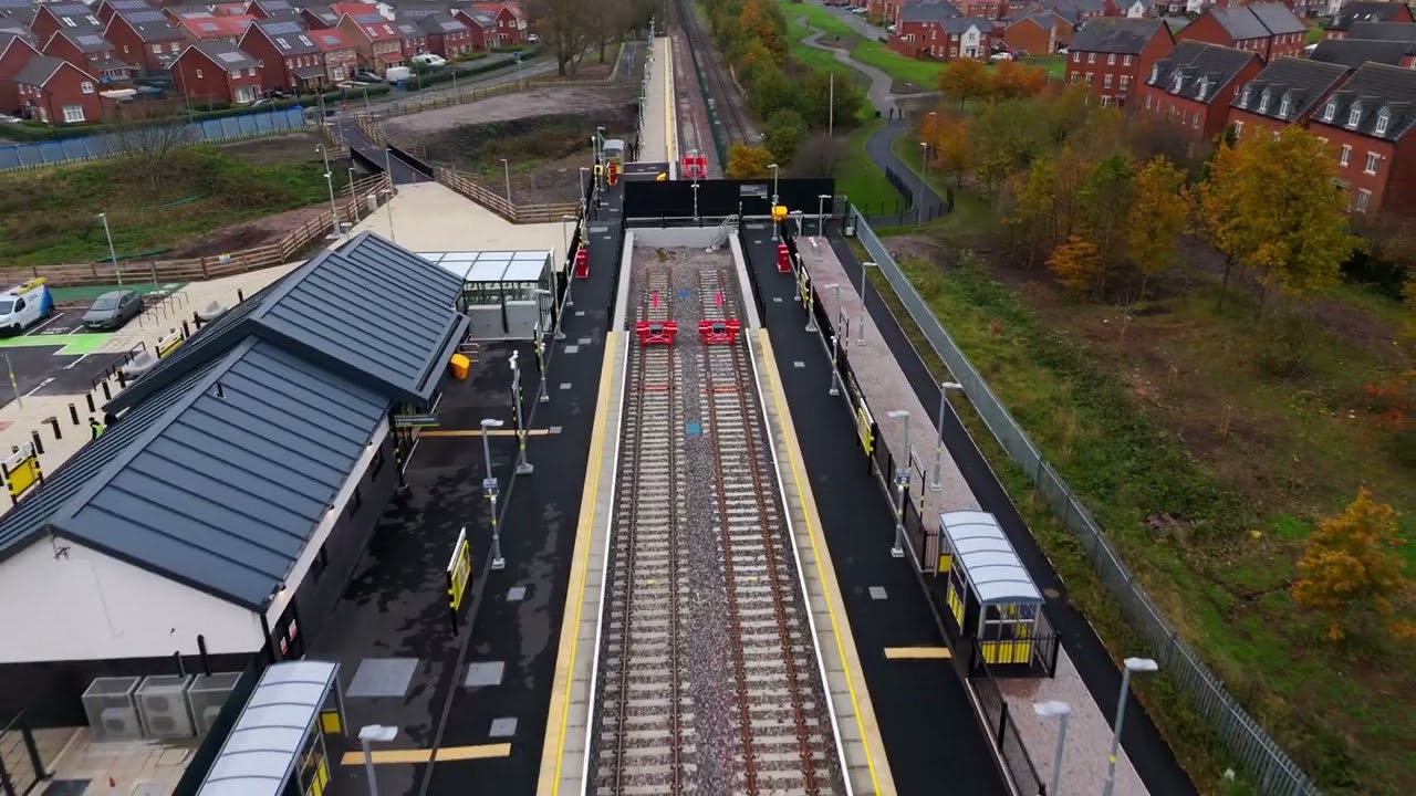 head Bolt Lane Station Drone video