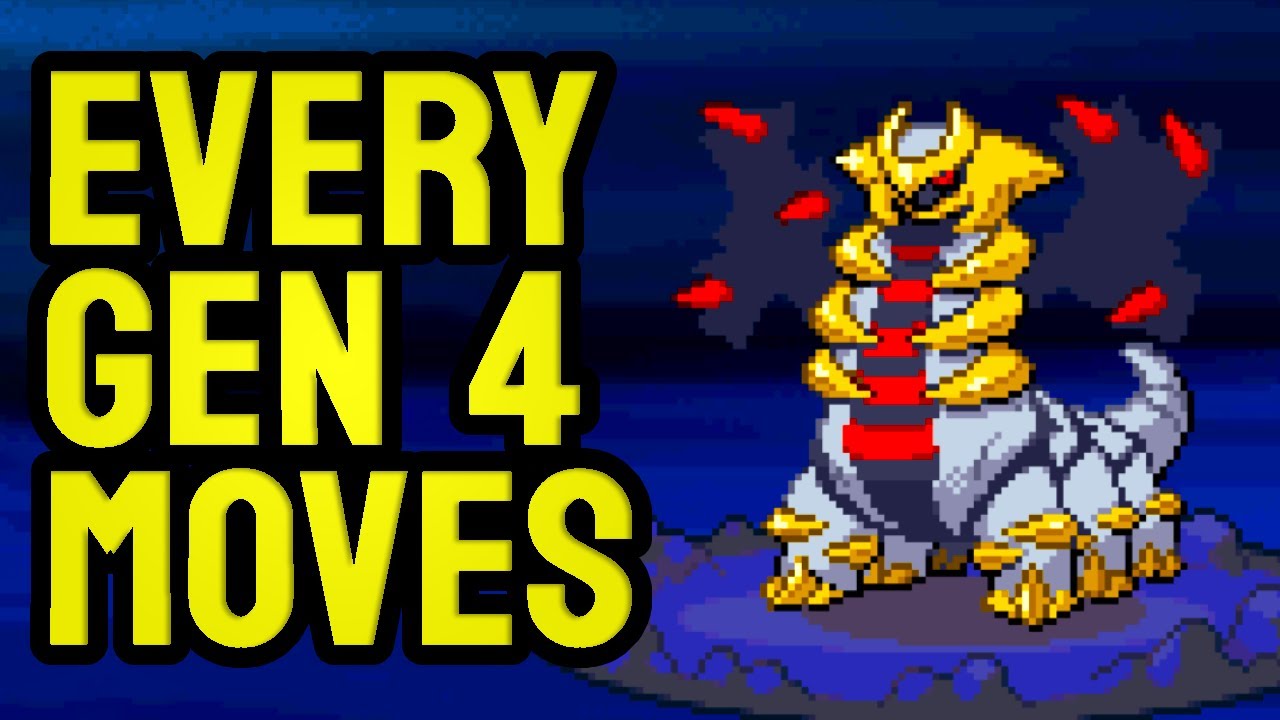 Pok&eacute;mon Platinum - All Move Animations