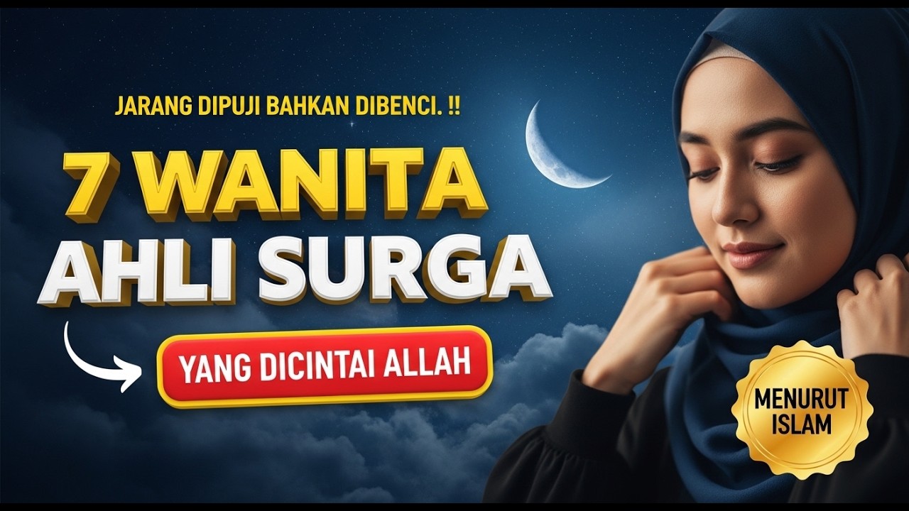 7 Wanita Ahli Surga yang Sangat Dicintai Allah Meski Tidak Dipuji dan Bahkan Dibenci Manusia