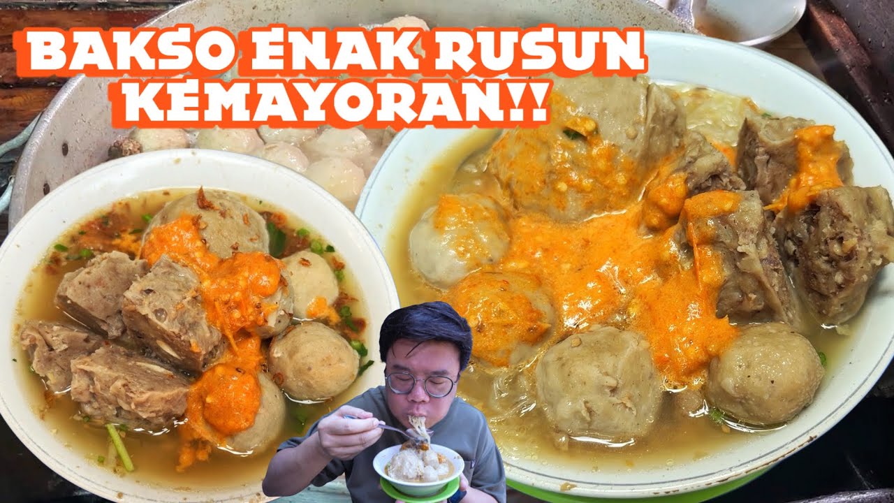 RAME BANGET!! KATANYA INI BAKSO PALING ENAK DI KEMAYORAN??