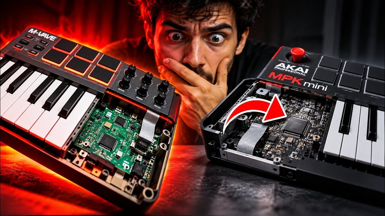 The $35 Chinese Controller That Exposed the $120 Akai MPK Mini (M-VAVE Teardown)