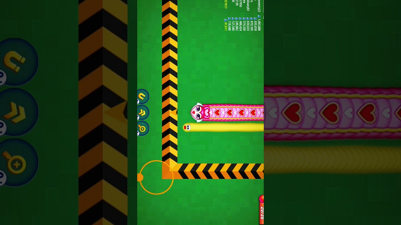 Worms Zone. io Pro vs Noob Gameplay Magic Video Ep-112#viralshorts