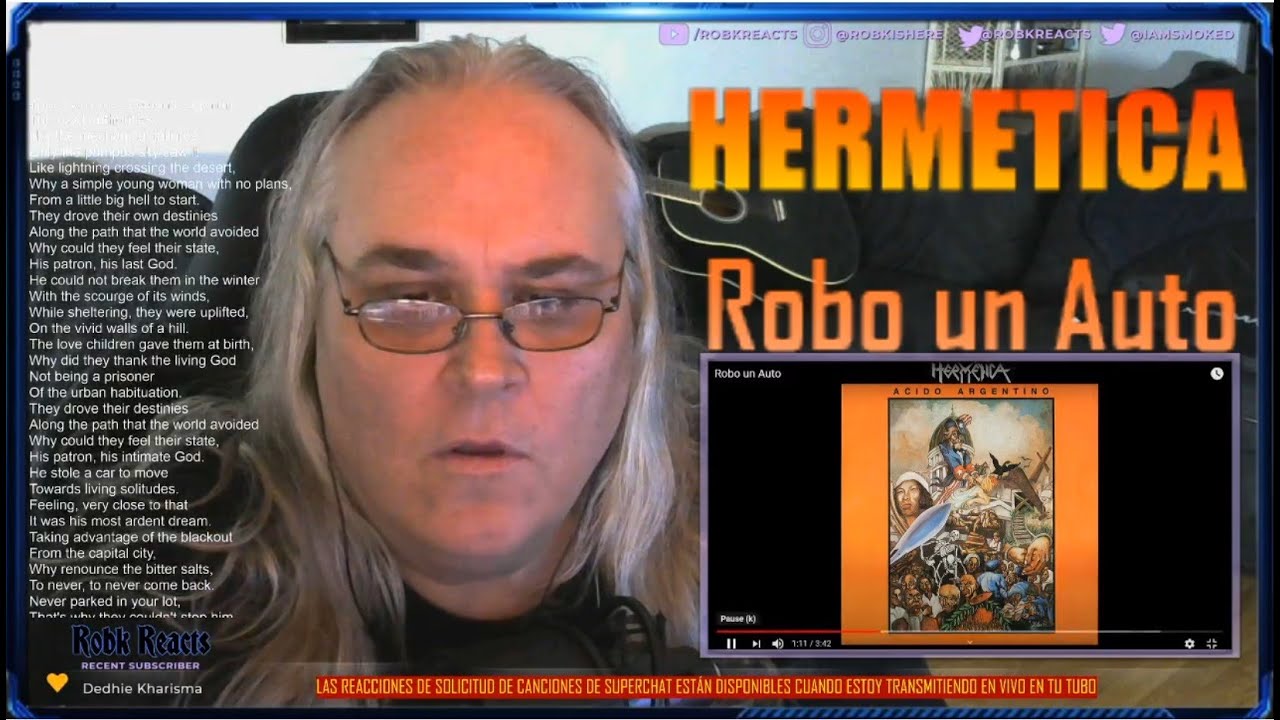 Hermetica - First Time Hearing - Robo un Auto - Requested Reaction