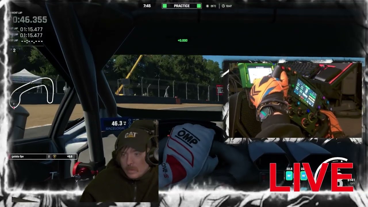 MOZA FSR V2 ON LOGITECH G PRO WHEELBASE MOZA UNIVERSAL HUB &  SIMCORE DASHBOARD IN ASETTO CORSA EVO