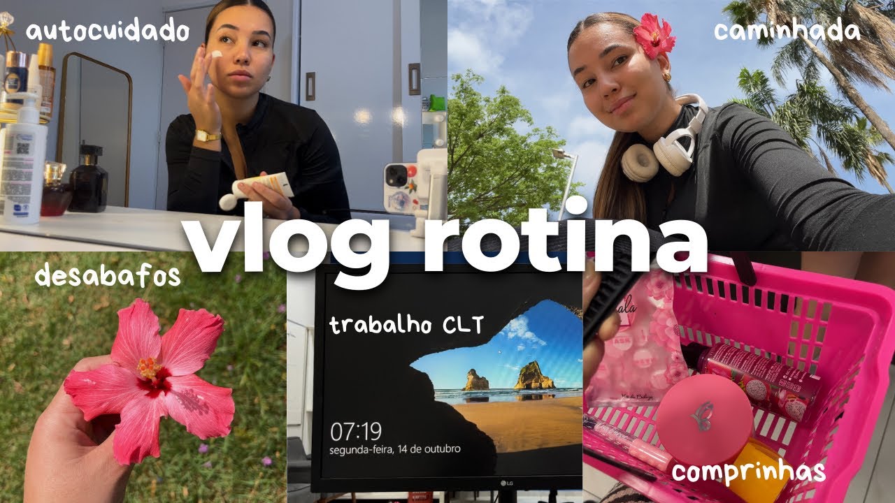 VLOG ROTINA PRODUTIVA vida real, trabalho CLT, rotina matinal, comprinhas e muito mais...
