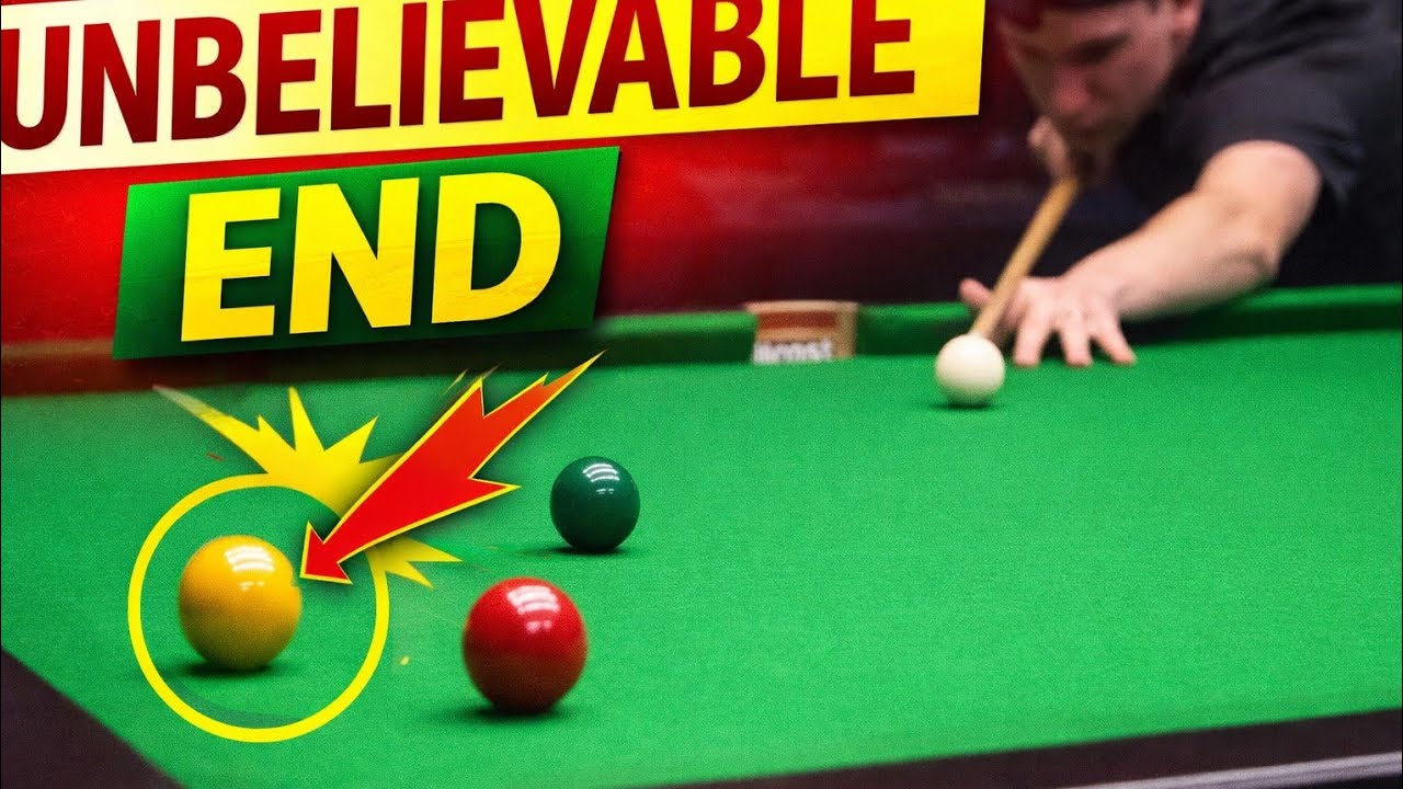 The Most Dramatic Snooker Finish You’ll See Today
