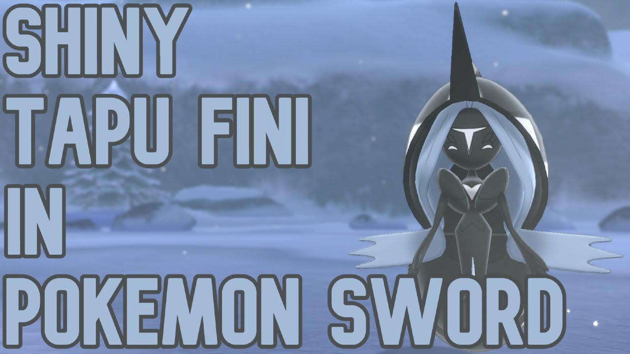 LIVE Shiny Tapu Fini in Pokemon Sword in 82 DAs + 2 shinies along the way