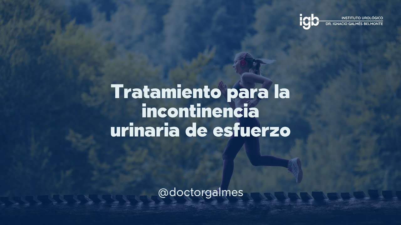 Tratamiento para la incontinencia urinaria de esfuerzo - Dr. Ignacio Galmés