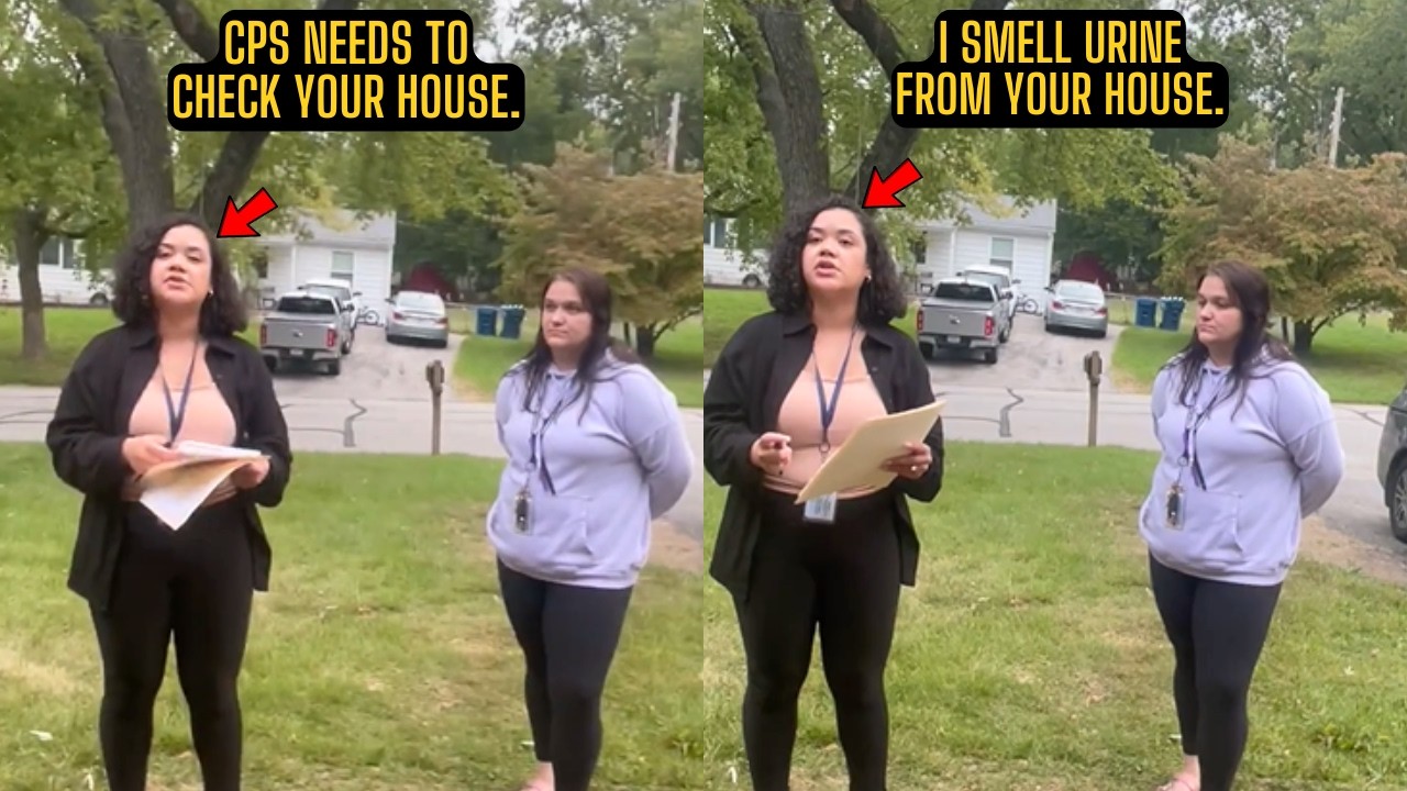 CPS Shows Up Claiming They Smell Urine From House But Father Exposes The Truth