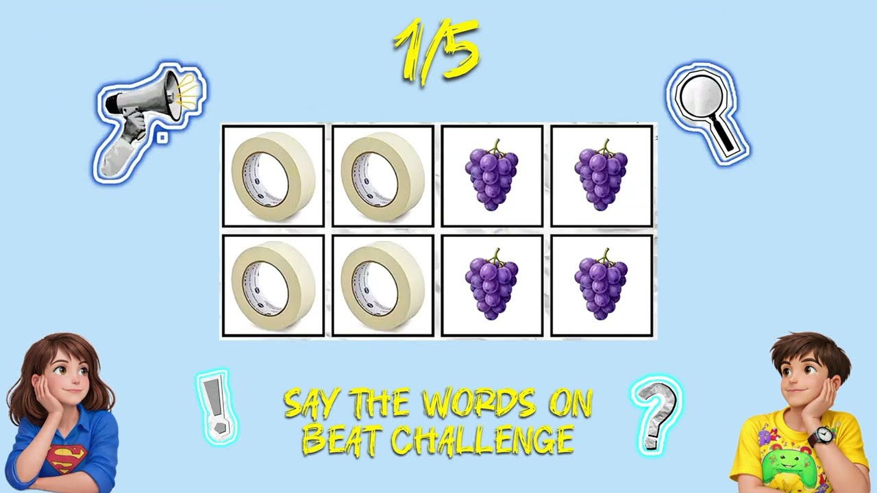 Say the Words on Beat Challenge 🎵 || Level 1 to 5 ll Easy to insane 
